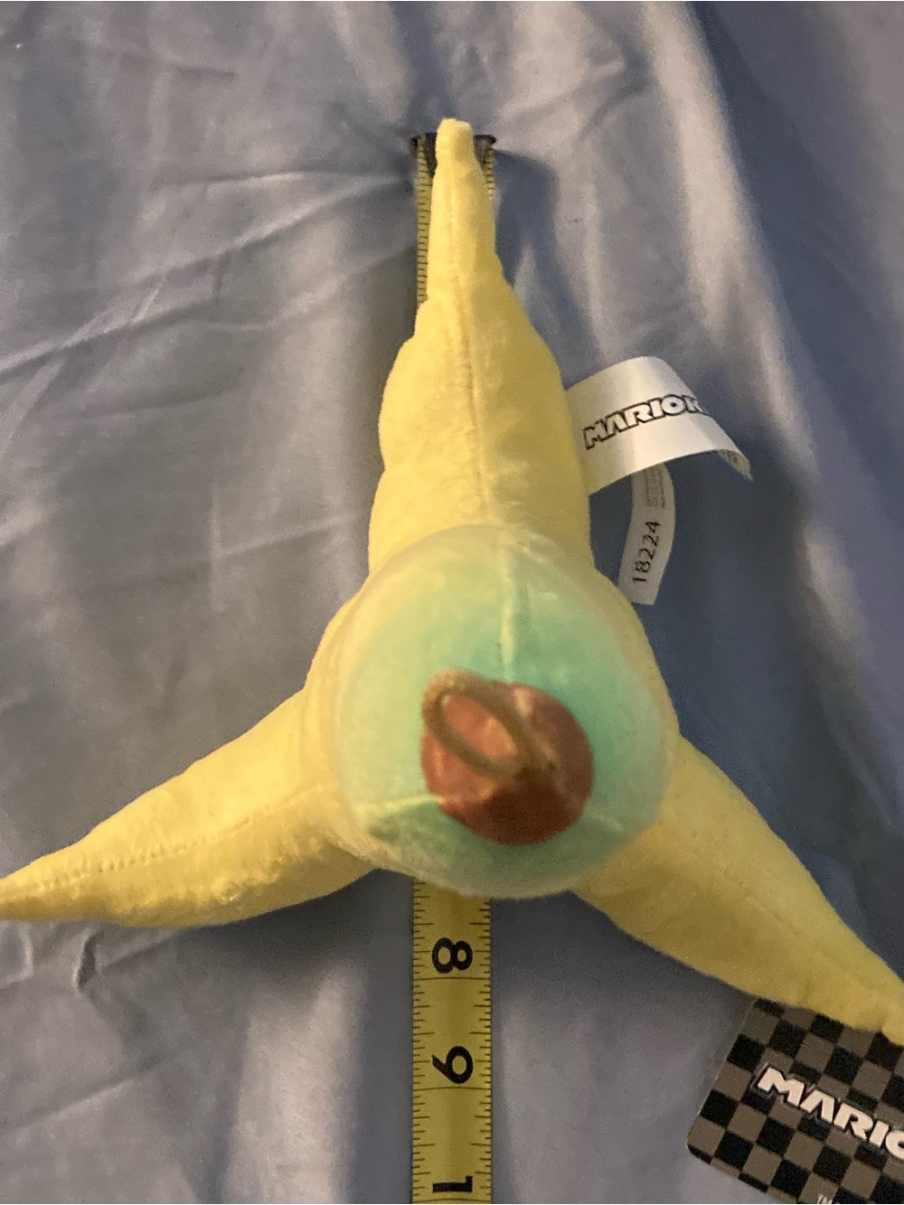 Nintendo Yellow Banana Peel Plush with Brown Tip - Picture 6 of 7